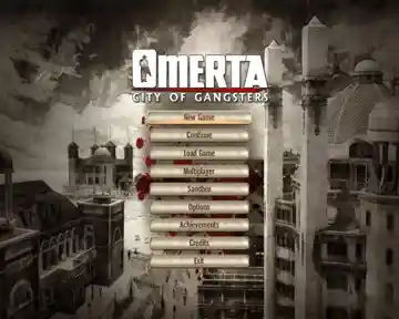 Omerta City of Gangsters (USA) screen shot title